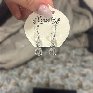 Crystal Drop Hook Earrings
